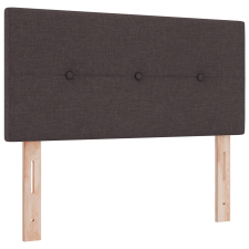 vidaXL Fejtámla Gombos Tűzött Sötétbarna 80 cm Szövet (42007114) ágy és ágykellék