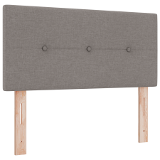 vidaXL Fejtámla Gombos Tűzött Taupe 100 cm Szövet (42007141) ágy és ágykellék