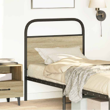 vidaXL fejtámla sonoma tölgy 80 cm acél és műfa (4100285) ágy és ágykellék
