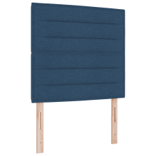 vidaXL Fejtámla vonal dizájn Kék 100 cm Textil (3337683) ágy és ágykellék