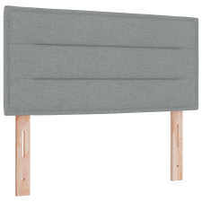 vidaXL Fejtámla vonalakkal világosszürke 80 cm szövet (42006992) ágy és ágykellék