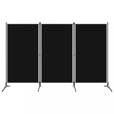 vidaXL Fekete 3 paneles paraván 260 x 180 cm bútor