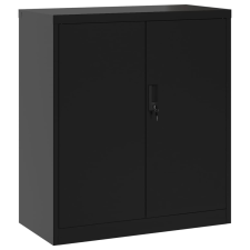 vidaXL fekete acél irattartó szekrény 79x40x90 cm (339734) bútor