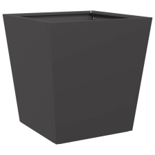 vidaXL fekete acél kerti virágtartó 40 x 40 x 40 cm (851052) kerti tárolás