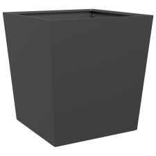 vidaXL fekete acél kerti virágtartó 50 x 50 x 50 cm (851066) kerti tárolás