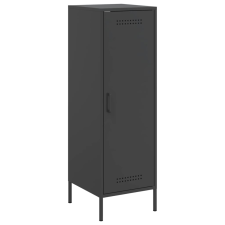 vidaXL fekete acél magasszekrény 36 x 39 x 113 cm bútor