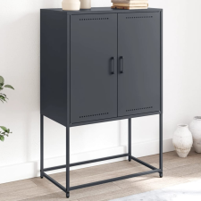 vidaXL fekete acél TV-szekrény 68 x 39 x 60,5 cm bútor