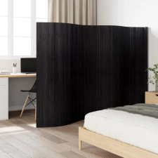 vidaXL fekete bambusz térelválasztó 165 x 400 cm bútor