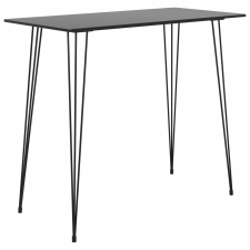 vidaXL fekete bárasztal 120x60x105 cm bútor