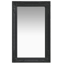 vidaXL fekete barokk stílusú fali tükör 50 x 80 cm bútor