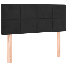 vidaXL fekete bársony fejtámla 100x5x78/88 cm (346042) ágy és ágykellék