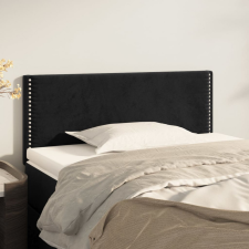 vidaXL fekete bársony fejtámla 80 x 5 x 78/88 cm ágy és ágykellék