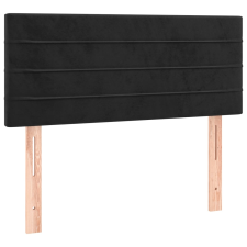 vidaXL fekete bársony fejtámla 90x5x78/88 cm (346126) ágy és ágykellék