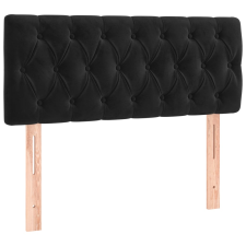 vidaXL fekete bársony fejtámla 90x7x78/88 cm (346322) ágy és ágykellék