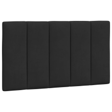vidaXL fekete bársony fejtámla párna 80 cm (374645) ágy és ágykellék
