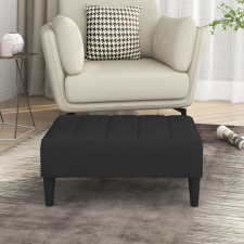 vidaXL fekete bársony lábzsámoly 78 x 56 x 32 cm bútor
