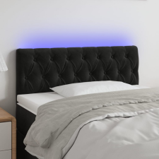 vidaXL fekete bársony LED-es fejtámla 100 x 7 x 78/88 cm ágy és ágykellék