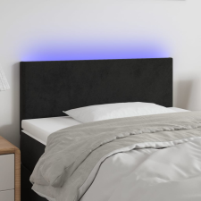 vidaXL fekete bársony LED-es fejtámla 100x5x78/88 cm ágy és ágykellék