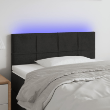 vidaXL fekete bársony LED-es fejtámla 90x5x78/88 cm ágy és ágykellék