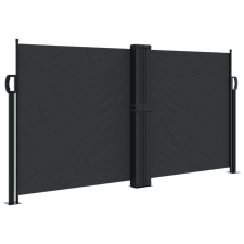 vidaXL fekete behúzható oldalsó napellenző 120 x 1200 cm (4004789) kerti bútor