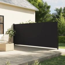 vidaXL fekete behúzható oldalsó napellenző 180 x 300 cm kerti bútor