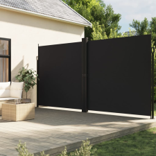 vidaXL fekete behúzható oldalsó napellenző 220 x 600 cm kerti bútor