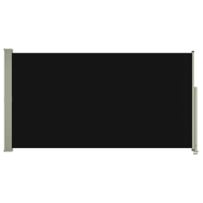 vidaXL fekete behúzható oldalsó terasznapellenző 160 x 300 cm (317838) kerti bútor