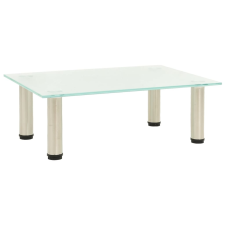vidaXL fekete edzett tejüveg TV-állvány 40 x 35 x 17 cm bútor
