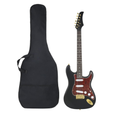 vidaXL fekete és arany elektromos gitár kezdőknek puhatokkal 4/4 39" gitár és basszusgitár