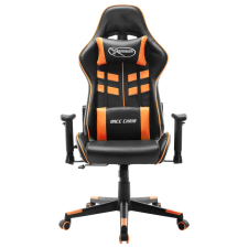 vidaXL fekete és narancssárga műbőr gamer szék (20508) forgószék