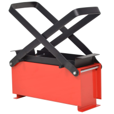 vidaXL fekete és piros acél papír brikettáló 34 x 14 x 14 cm hűtés, fűtés szerelvény