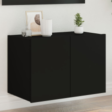 vidaXL fekete fali TV-szekrény LED-világítással 60x35x41 cm bútor