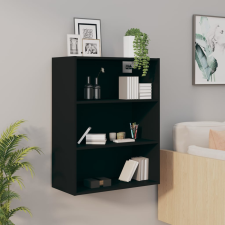 vidaXL fekete faliszekrény 69,5 x 32,5 x 90 cm bútor