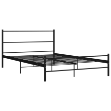 vidaXL fekete fém ágykeret 120 x 200 cm (284690) ágy és ágykellék
