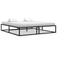 vidaXL fekete fém ágykeret 160 x 200 cm ágy és ágykellék