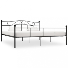 vidaXL fekete fém ágykeret 180 x 200 cm ágy és ágykellék