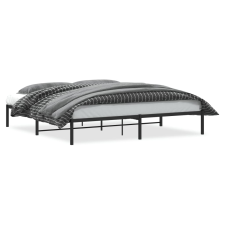 vidaXL fekete fém ágykeret 193 x 203 cm (373661) ágy és ágykellék