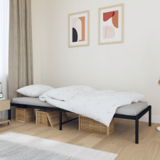 vidaXL fekete fém ágykeret 80 x 200 cm ágy és ágykellék