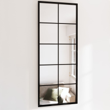 vidaXL fekete fém fali tükör 100 x 40 cm bútor