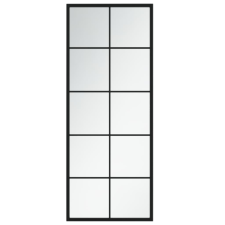 vidaXL fekete fém fali tükör 100 x 40 cm (342208) bútor