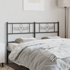 vidaXL fekete fém fejtámla 120 cm ágy és ágykellék