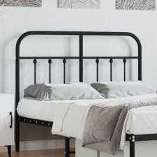 vidaXL fekete fém fejtámla 120 cm ágy és ágykellék