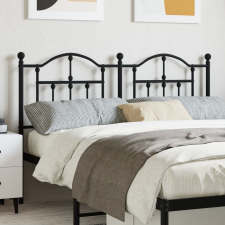 vidaXL fekete fém fejtámla 135 cm ágy és ágykellék