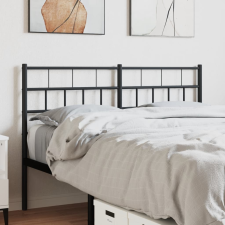 vidaXL fekete fém fejtámla 140 cm ágy és ágykellék