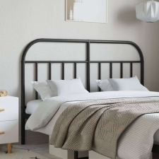 vidaXL fekete fém fejtámla 140 cm ágy és ágykellék