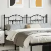 vidaXL fekete fém fejtámla 160 cm