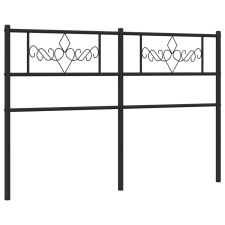 vidaXL fekete fém fejtámla 160 cm (355302) ágy és ágykellék