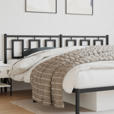 vidaXL fekete fém fejtámla 200 cm ágy és ágykellék