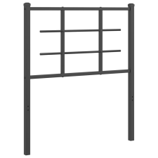 vidaXL fekete fém fejtámla 75 cm (355587) ágy és ágykellék