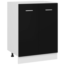 vidaXL fekete forgácslap alsószekrény 60 x 46 x 81,5 cm (801189) bútor
